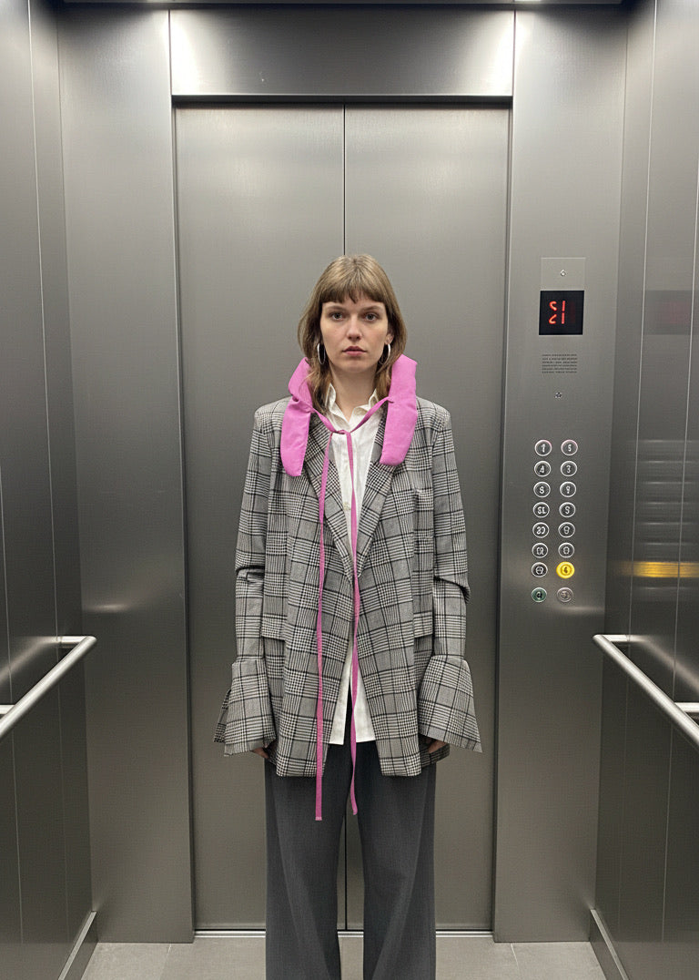 Puffy Headscarf GOLDA / orchid