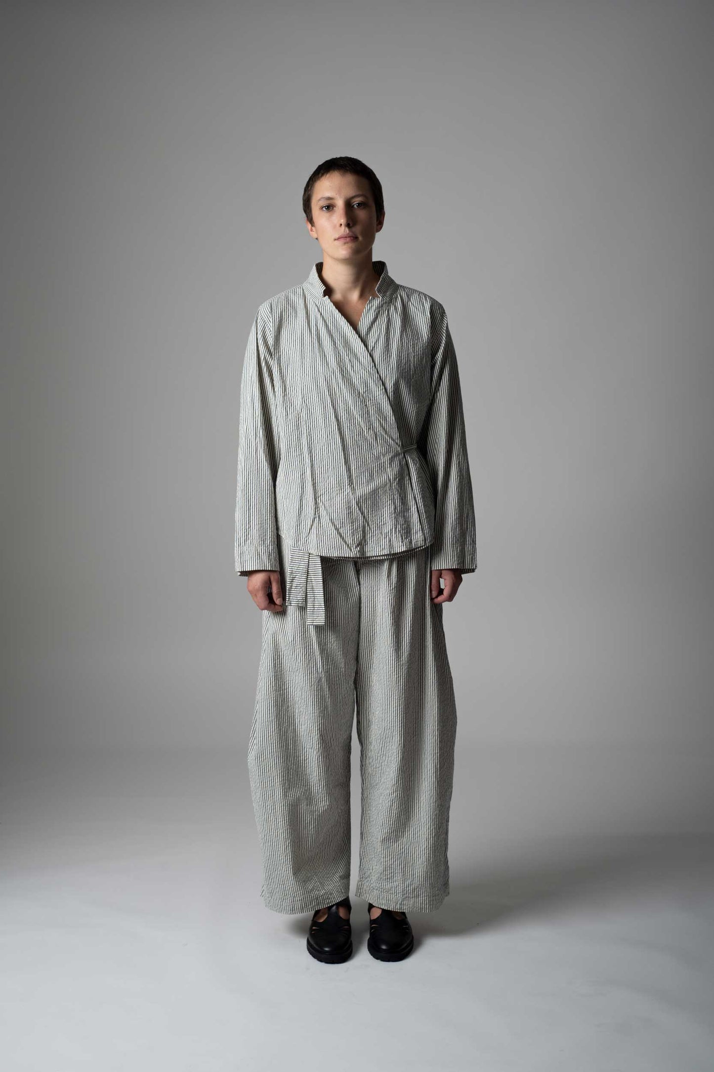 Wrap Top STORM / strom stripe