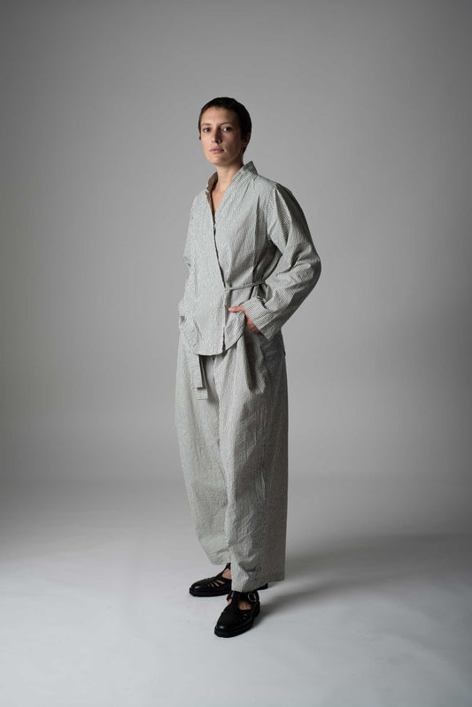 Wrap Top STORM / strom stripe