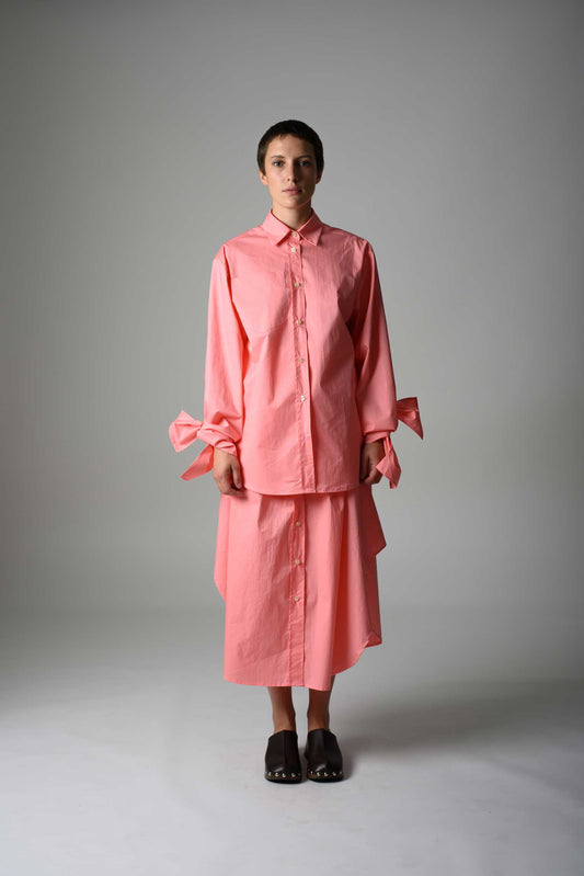 Bluse rosa Baumwolle unisex faire Produktion