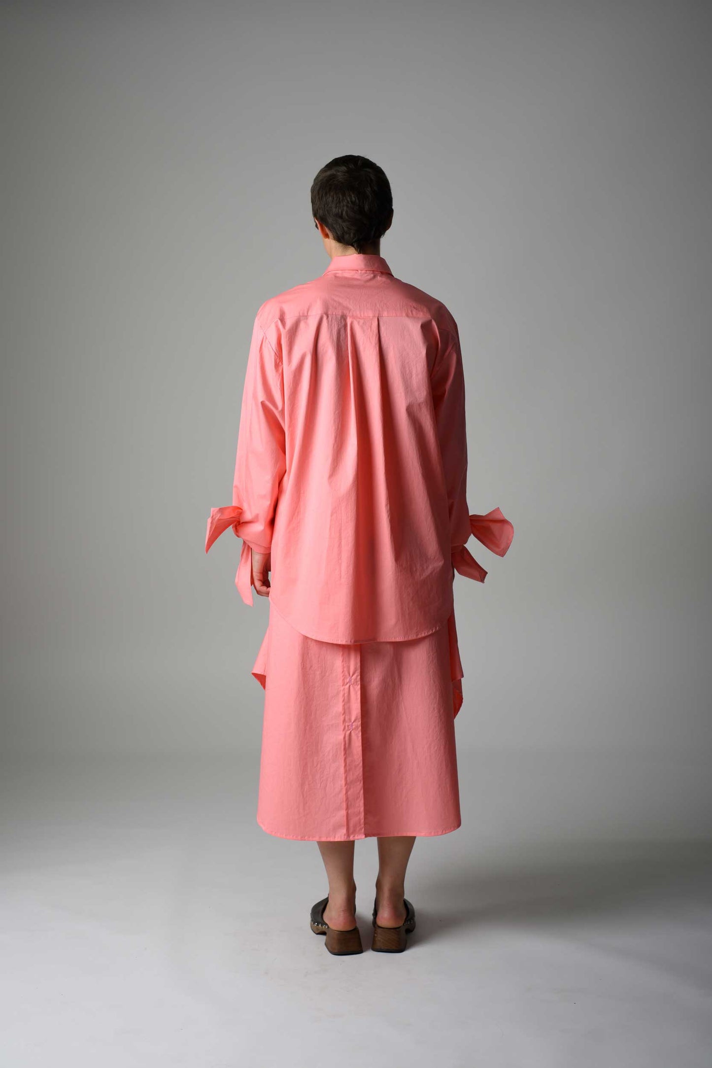 Bow Sleeve Shirt DAWN / summer peach