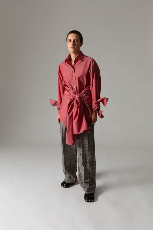bluse hemd pink rosa baumwolle unisex faire Produktion
