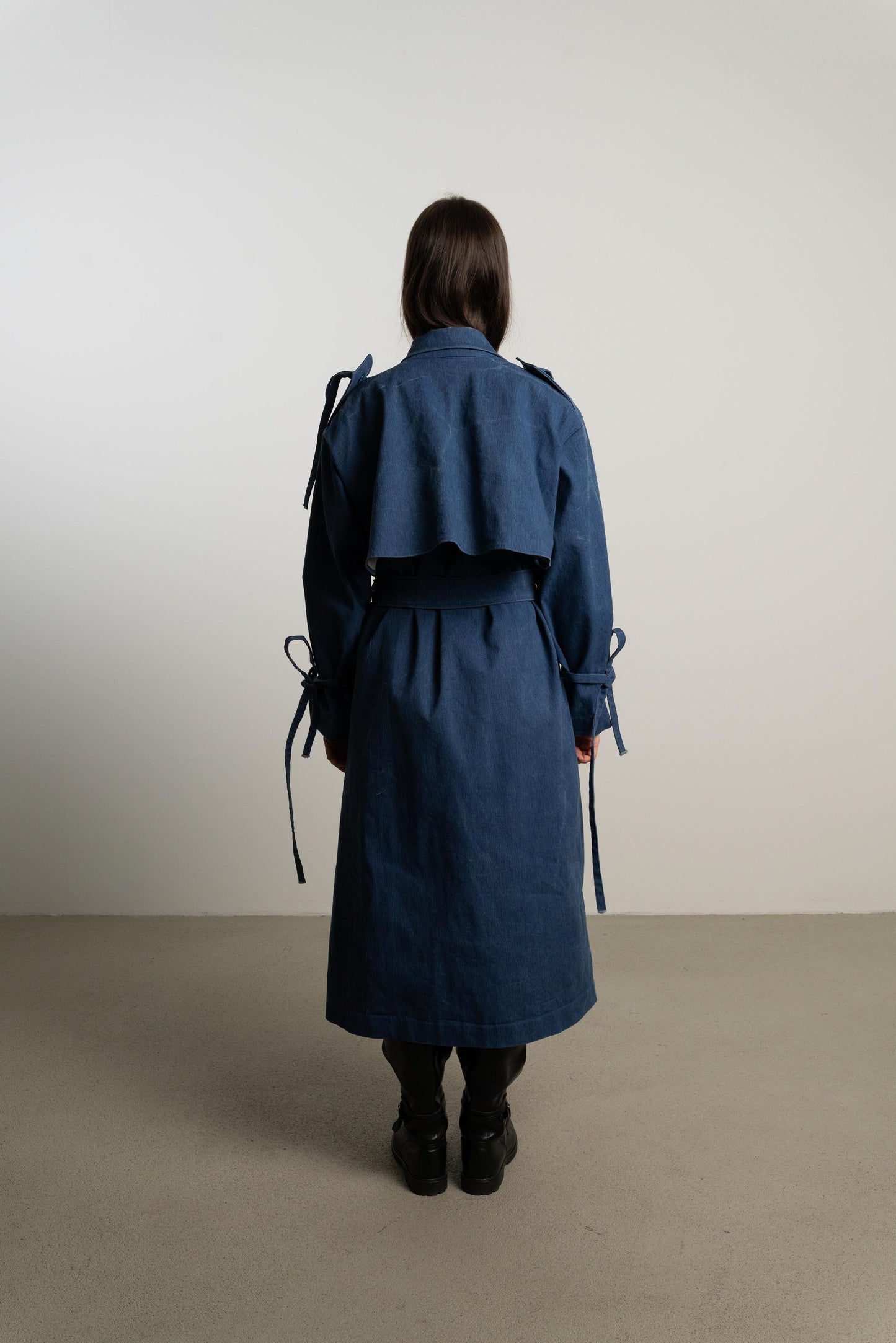 Strappy Trench PERL / rainshower