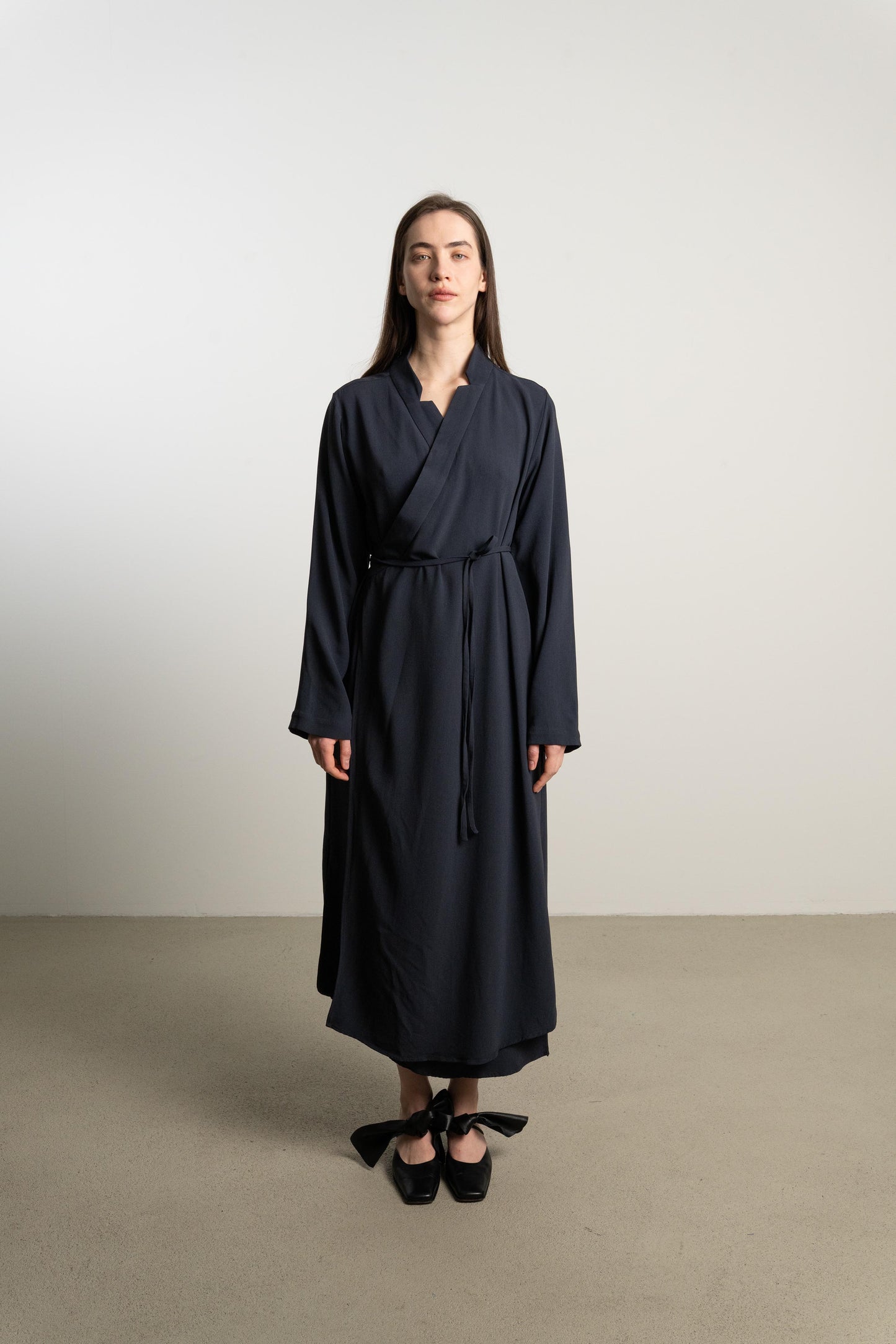 Wrap Dress TARA / fluid night