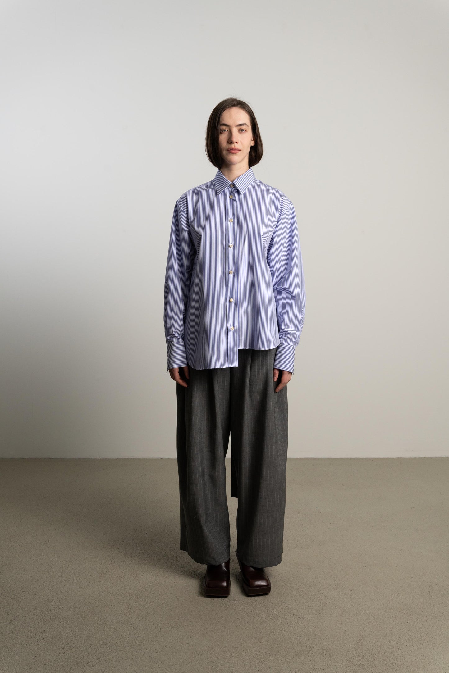 Wavy Yoke Shirt DREAM / sail stripe