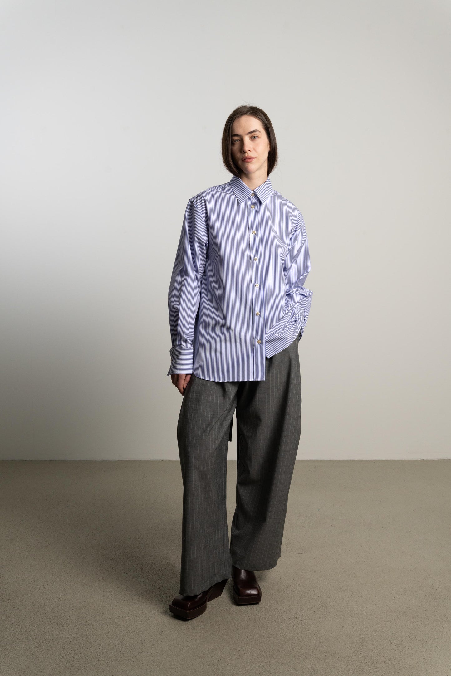 Wavy Yoke Shirt DREAM / sail stripe