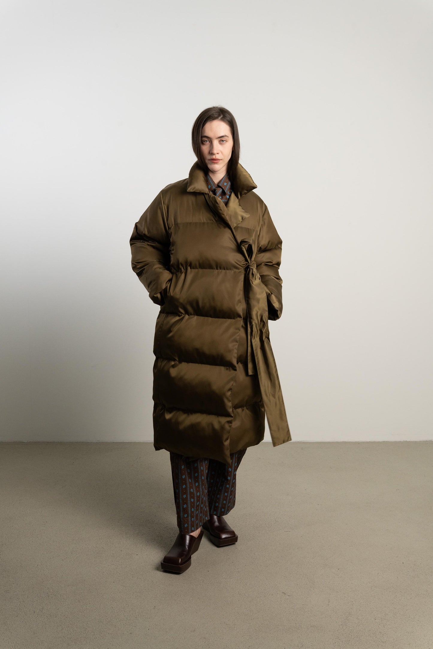 ADVENT SALE 1.12. / Puffer Coat BAGGA / cactus