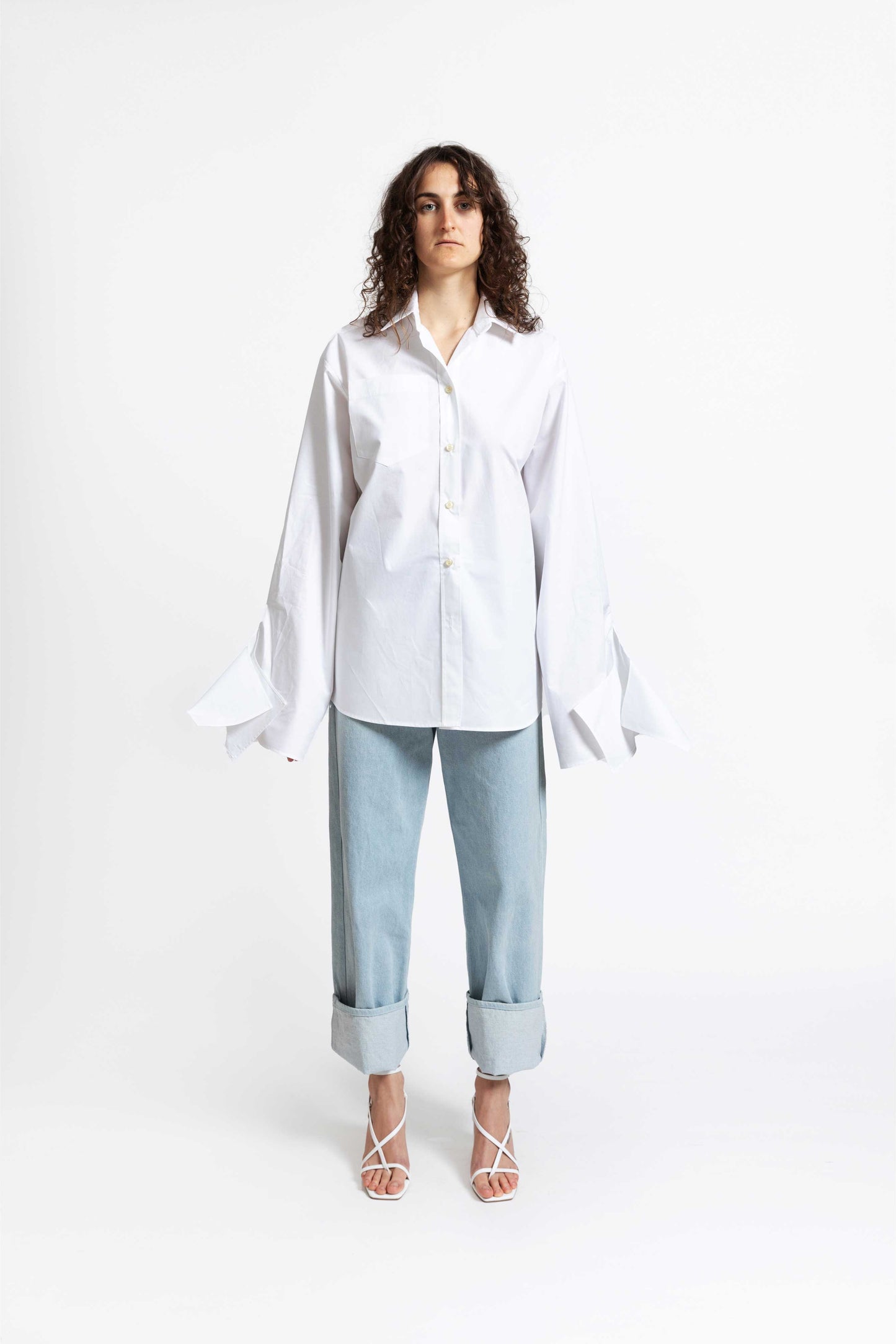 Bow Sleeve Shirt DAWN / paper