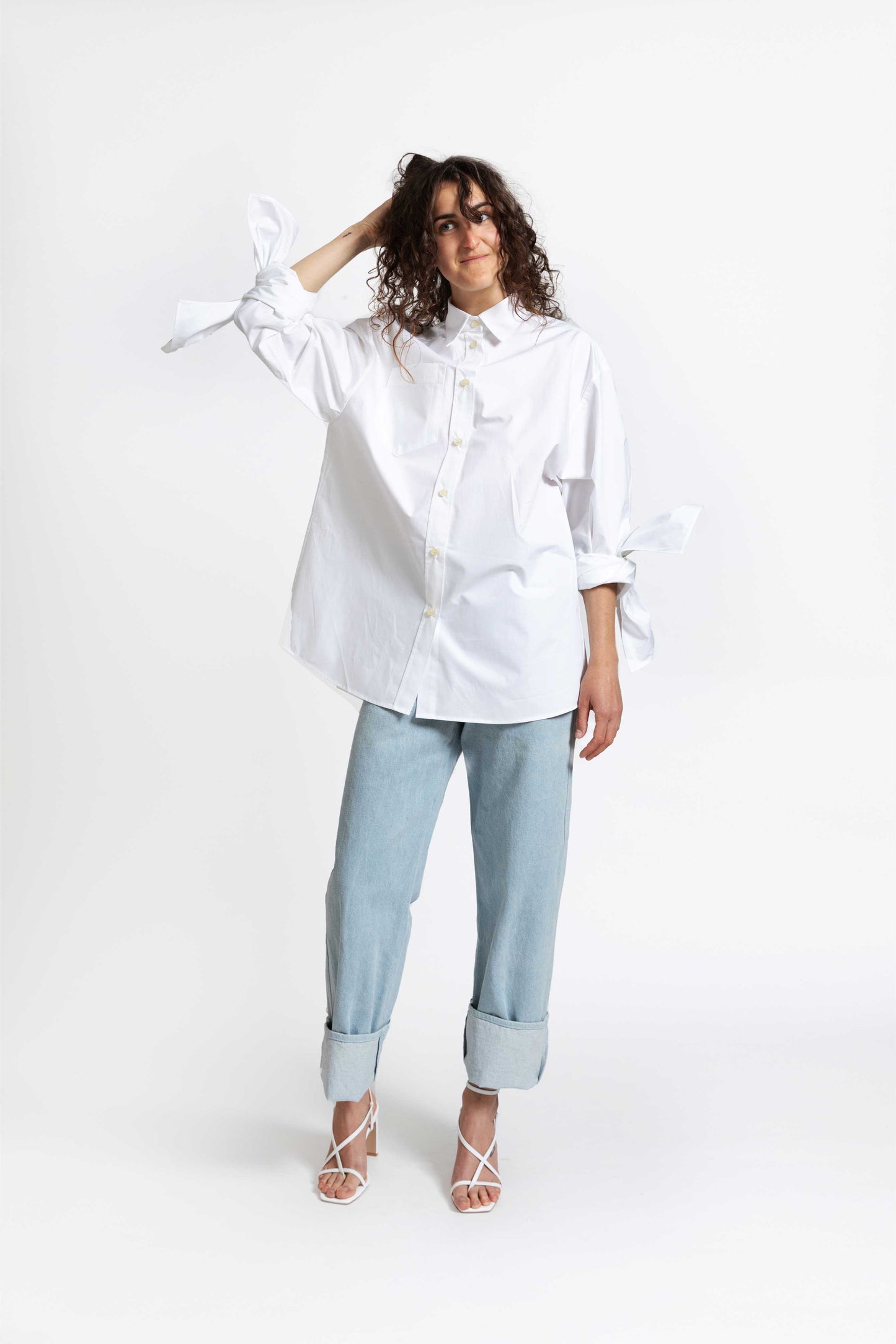 Bow Sleeve Shirt DAWN / paper