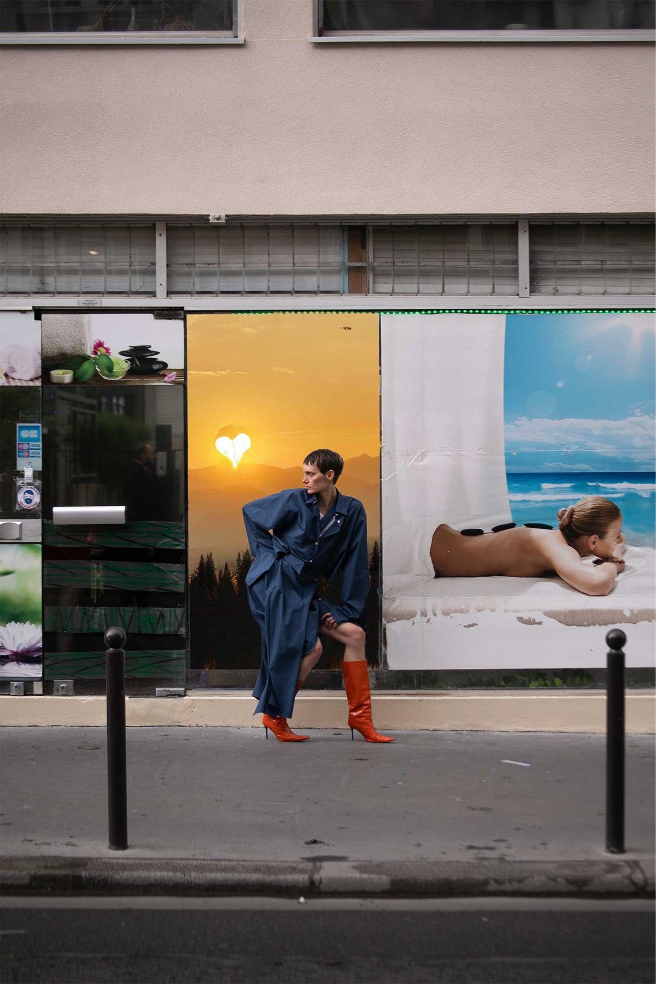 Bow Sleeve Shirt DAWN / dark dove