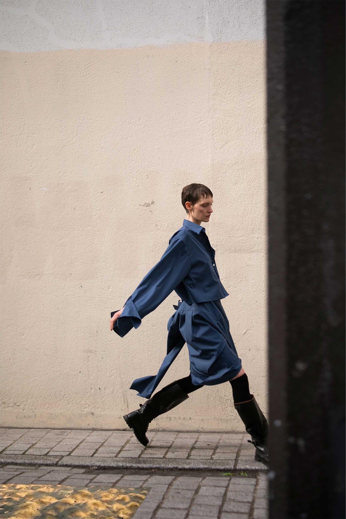 Bow Sleeve Shirt DAWN / dark dove