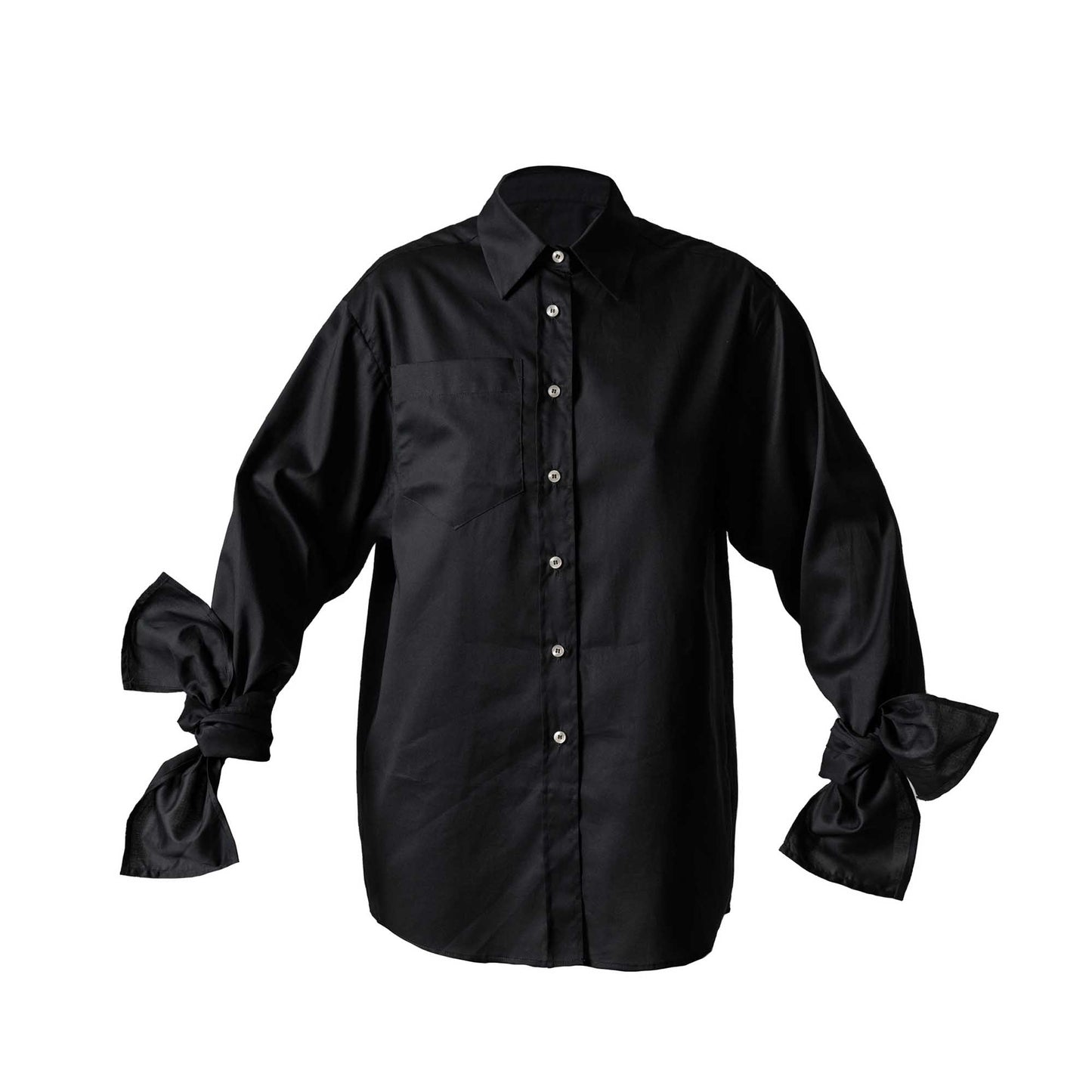 bluse schwarz Baumwolle unisex faire Produktion