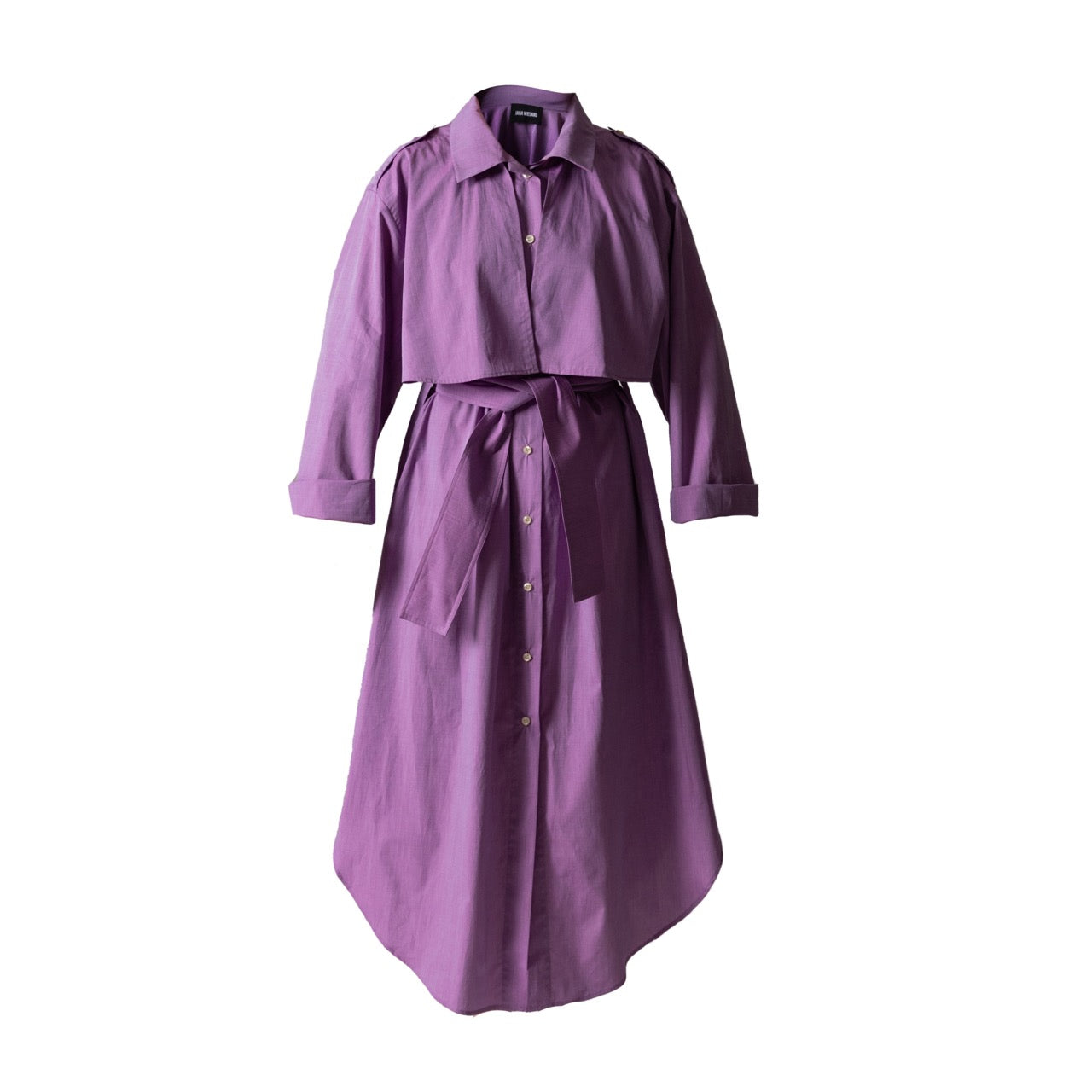 Kleid lila baumwolle unisex faire Produktion