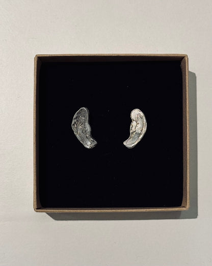 ANNA RIESS Stud Earrings / hand/ ear/ eye