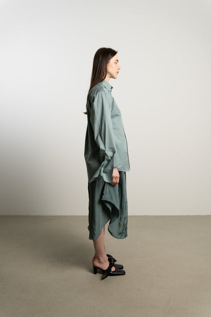 Bow Sleeve Shirt DAWN / washed cloud