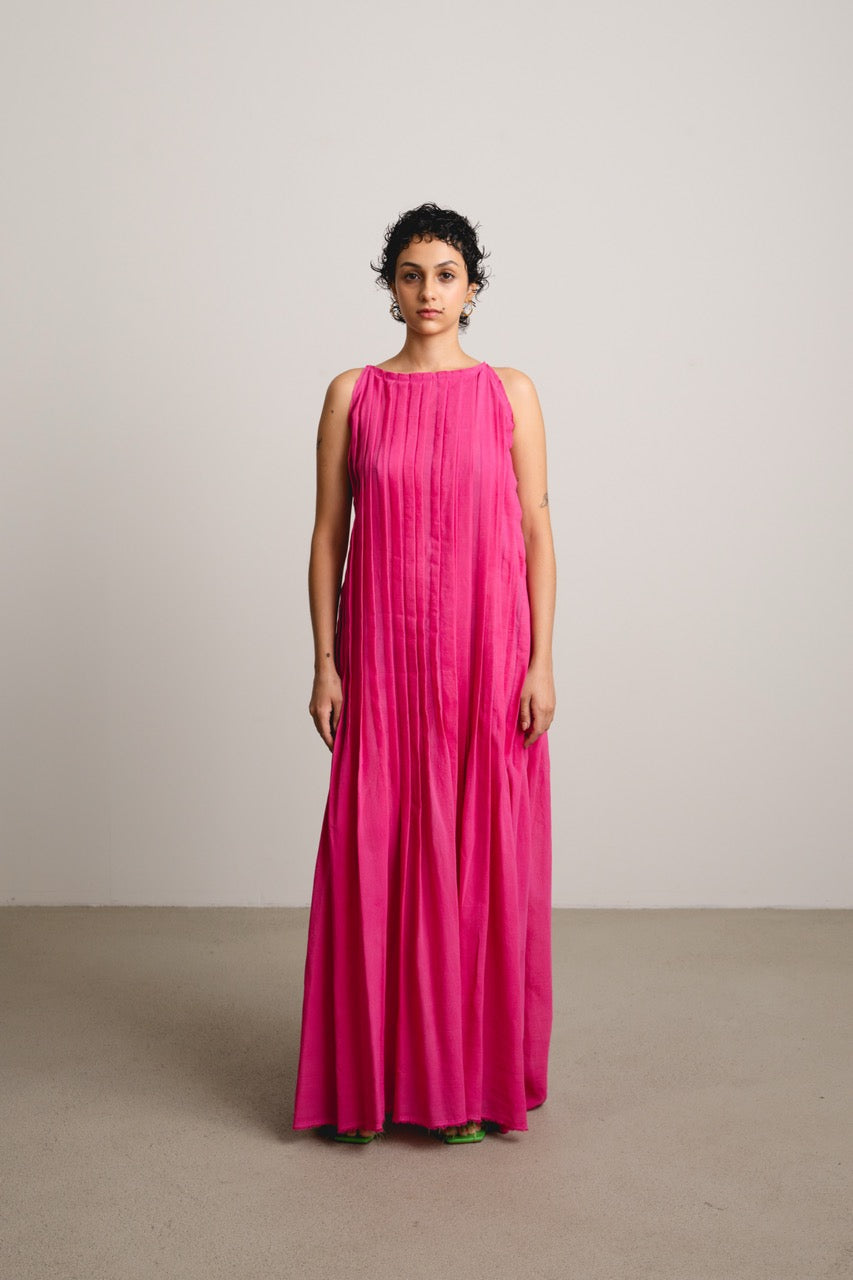 Plissee Dress PLIS / berry