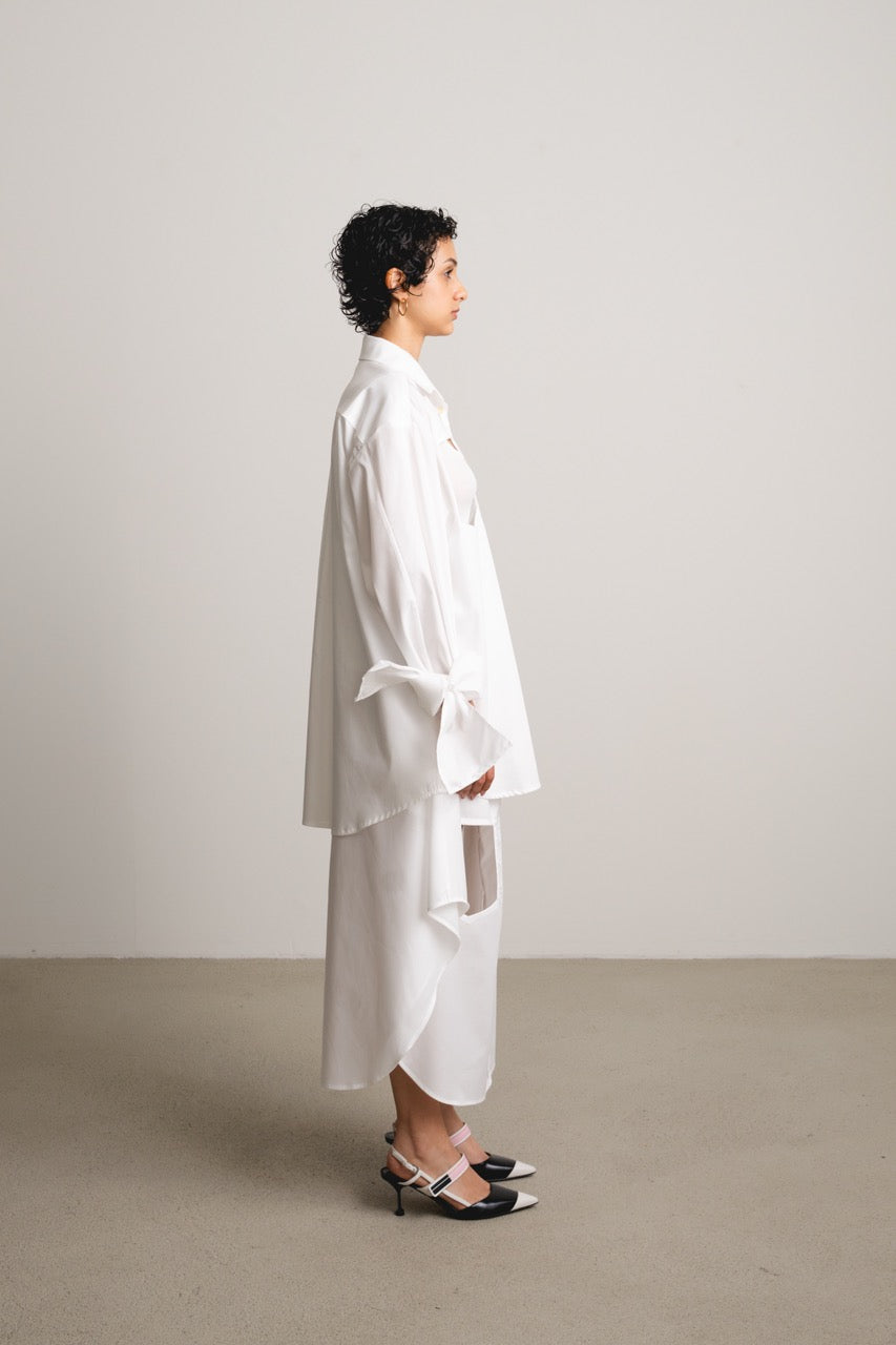 Bow Sleeve Shirt DAWN / holy paper