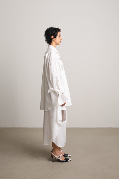 Bow Sleeve Shirt DAWN / holy paper