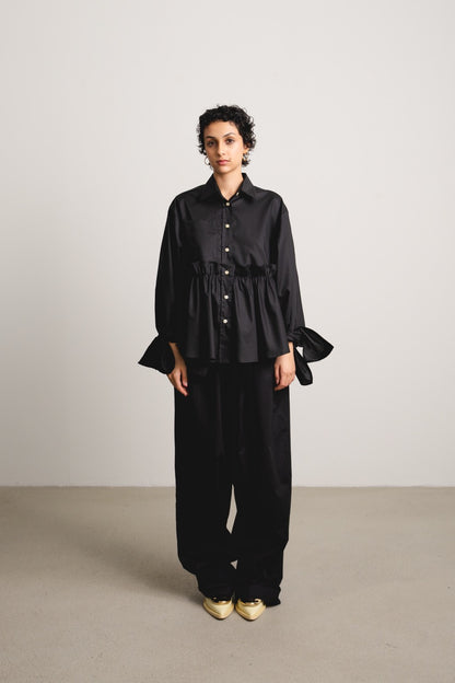 Ruffled Pants "KUSH" / eclipse