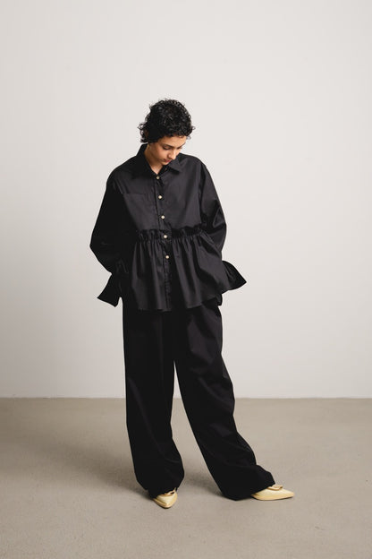 Ruffled Pants "KUSH" / eclipse