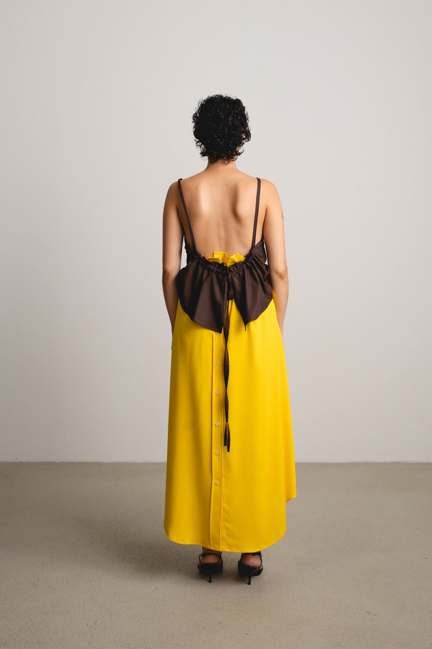 Ruched Apron Top 