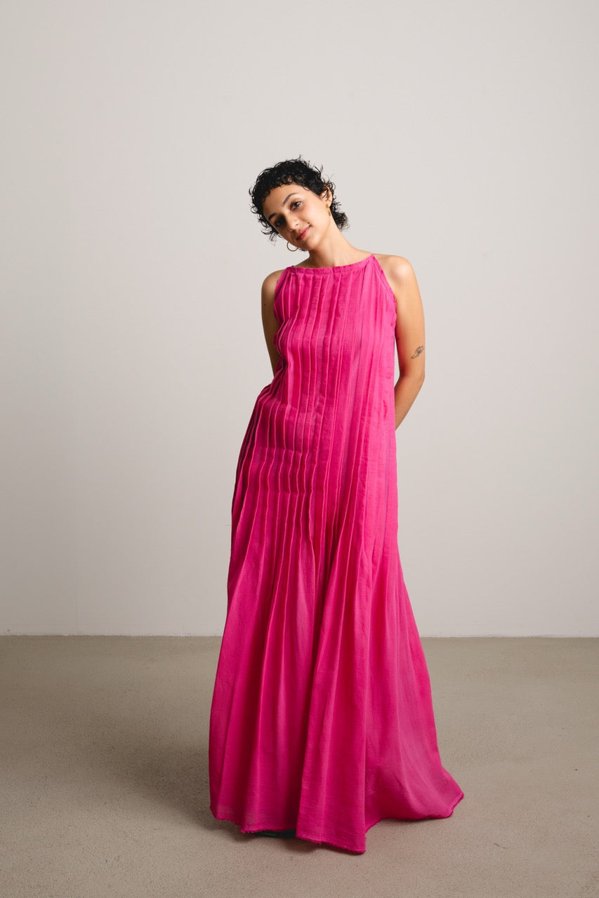 Plissee Dress PLIS / berry