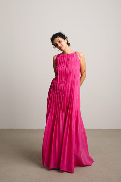 Plissee Dress PLIS / berry