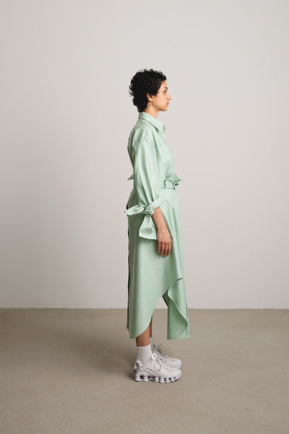Shirt Skirt TENET / grass stripe