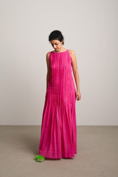 Plissee Dress PLIS / berry