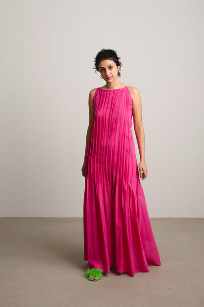 Plissee Dress PLIS / berry