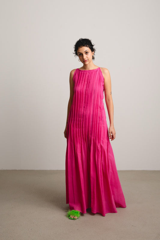 Plissee Dress PLIS / berry