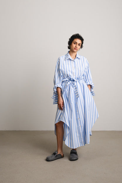 Bow Sleeve Crop Shirt DUSK / sunshade