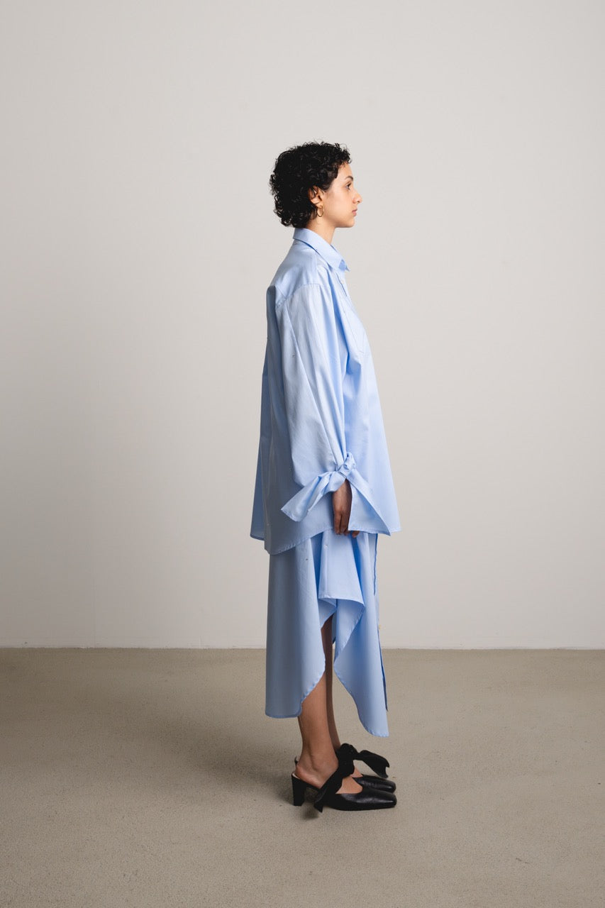 Bow Sleeve Shirt DAWN / sky sparkles