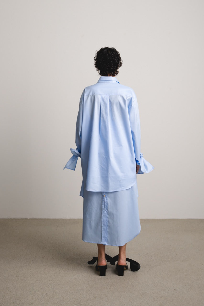 Bow Sleeve Shirt DAWN / sky sparkles