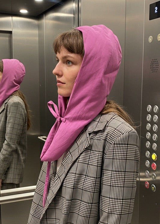 Puffy Headscarf GOLDA / orchid