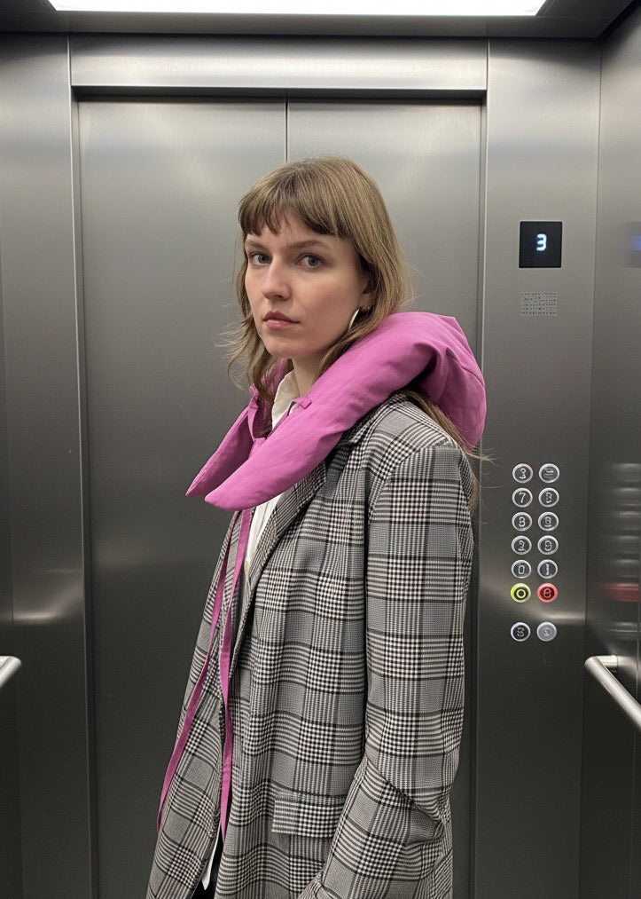 Puffy Headscarf GOLDA / orchid