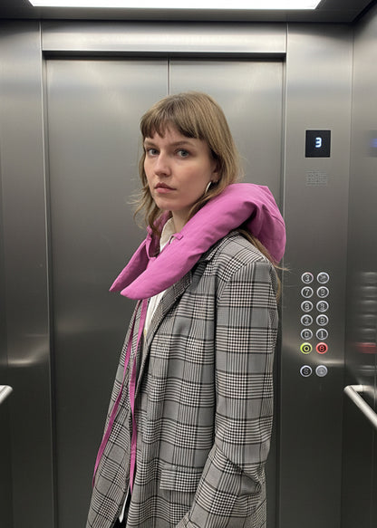 Puffy Headscarf GOLDA / orchid