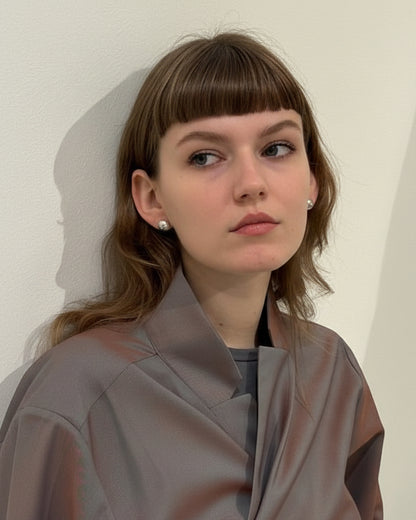 ANNA RIESS Stud Earrings / titti/ nose/ pea