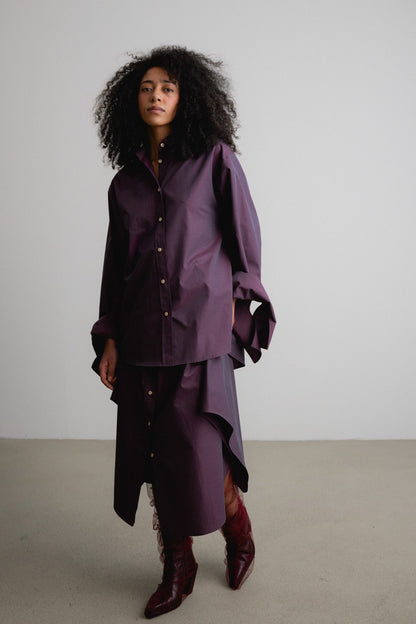Bow Sleeve Shirt DAWN / linger