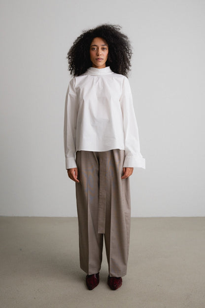 Buttoned Back Shirt BOBBY / paper