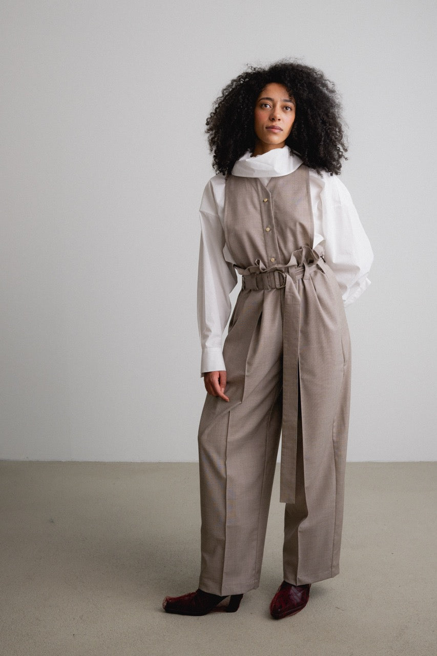 Ruffled Pants KUSH / bark