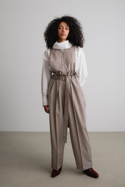 Ruffled Pants KUSH / bark