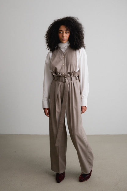 Ruffled Pants KUSH / bark