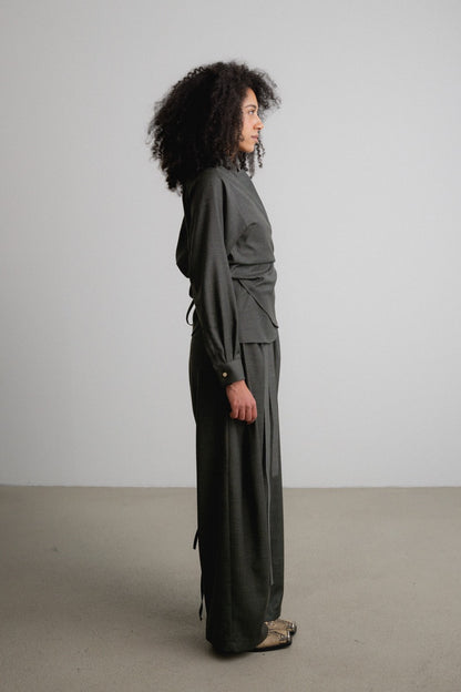 Wrap Top STORMA / iron