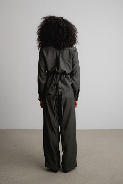 Wrap Top STORMA / iron