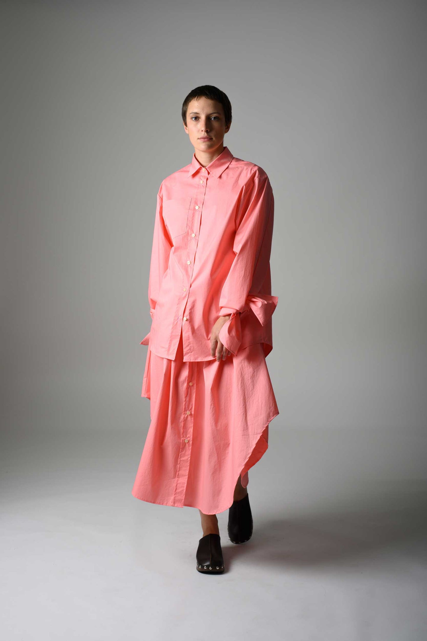 Bow Sleeve Shirt DAWN / peach