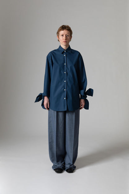 Bow Sleeve Shirt DAWN / dark dove