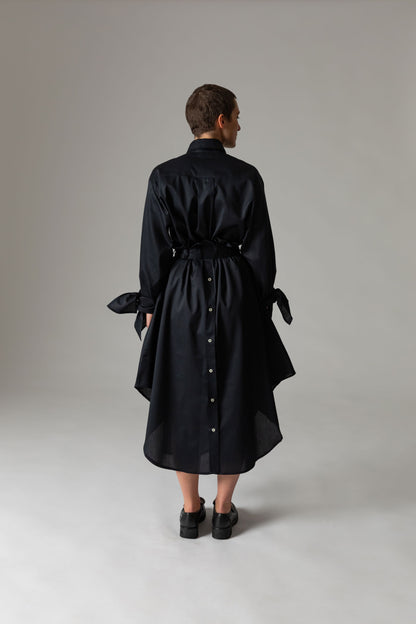 Shirt Skirt Midi TENET / eclipse black