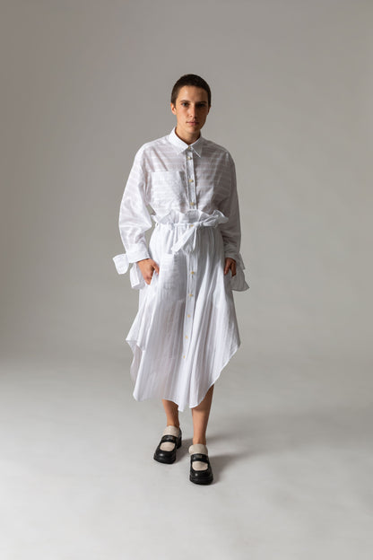 Shirt Skirt TENET / white rays