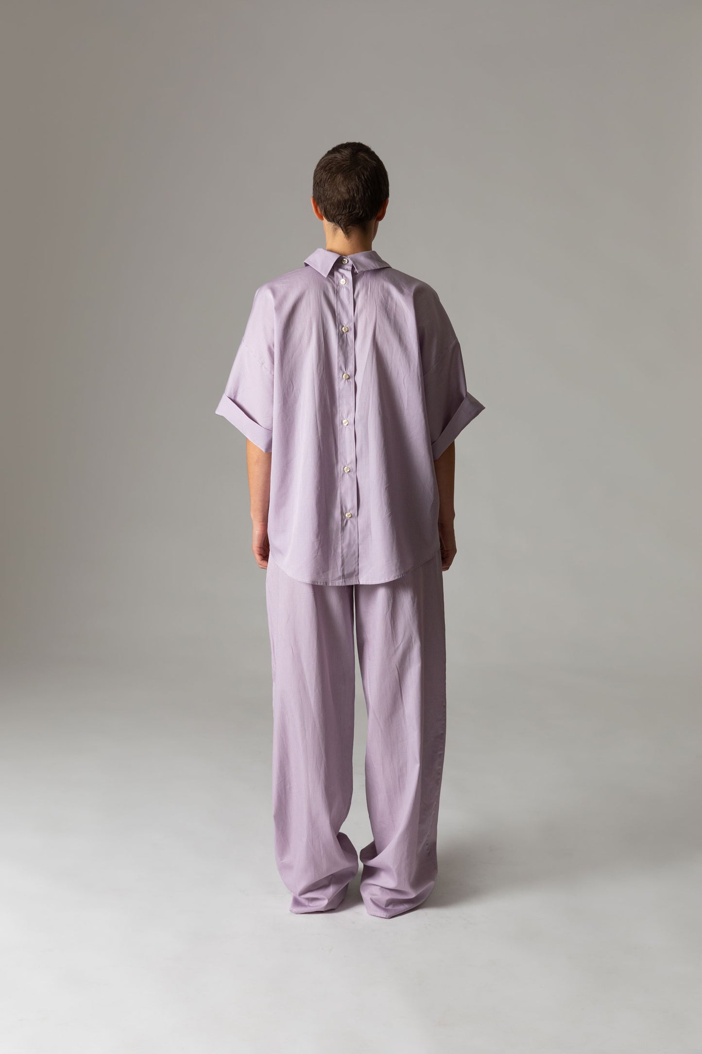 Track Suit Pants TRACKS / lavender vichy